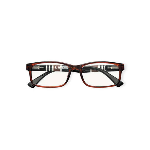 Picture of ZIPPO READING GLASSES BROWN/STRIPE +3.50